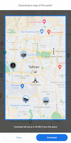 دانلود نقشه گوگل مپ